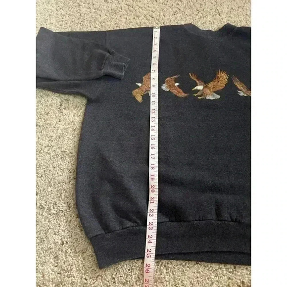 Vintage Eagle Crewneck TSF Sportswear Sweatshirt Men's Size XL - Picture 9 of 9